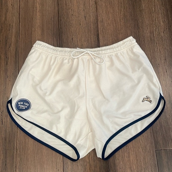 Tracksmith Other - Tracksmith White and Blue Athletic Shorts